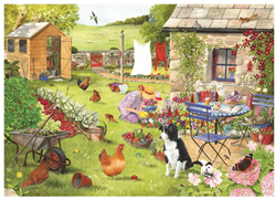 House of Puzzles legpuzzel Grandma's Garden 500 XL stukjes karton
