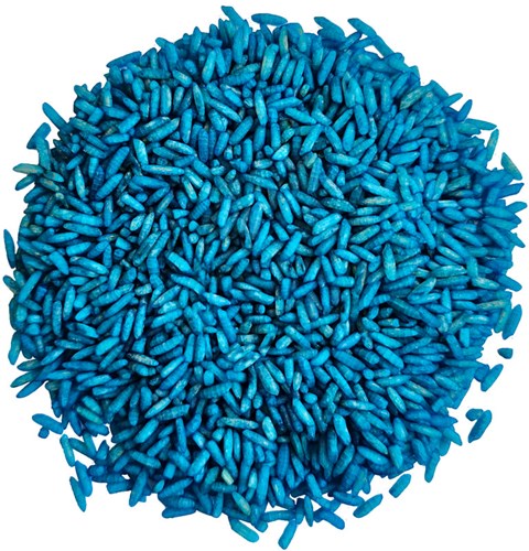 Grennn speelrijst blauw - sensorisch speelgoed 300 gram-2