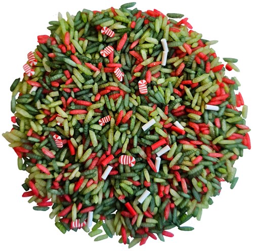 Grennn speelrijst kerst 250 gram sensorisch speelgoed-2
