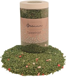 Grennn speelrijst kerstmis sensorisch speelgoed 750 gram