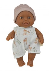 Paola Reina babypop Guillo jongen met bruine ogen 21cm pop speelgoed