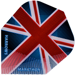 Harrows 100 Micron Marathon Flights Set - Union Jack -