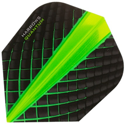 Harrows 100 Micron Quantum Flights Set - Charcoal/Green -