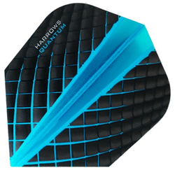 Harrows 100 Micron Quantum Flights Set - Charcoal/Royal -