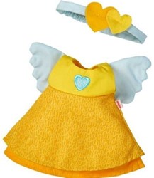 Haba poppenkleding set beschermengel 30 cm - geel katoen outfit
