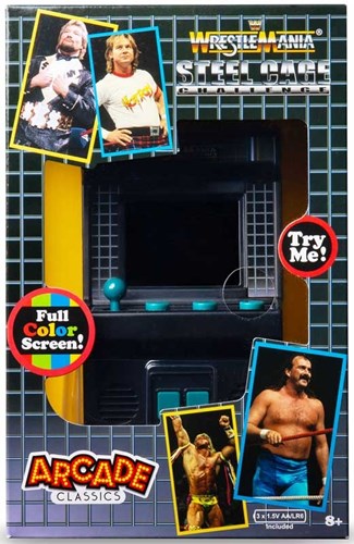 Basic Fun arcade spel WWE - handheld mini game console WrestleMania