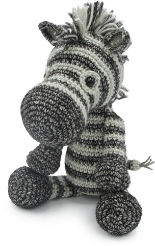Hardicraft Hardicraft Haakpakket Dirk de Zebra 25 cm
