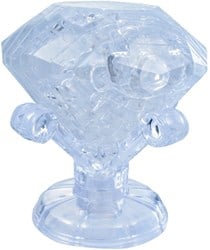 HCM Kinzel 3D-puzzel aus Plexiglas - Diamant - 43 stukjes