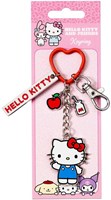 HELLO KITTY KEYRING WITH CHARMS