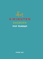 Unieboek dagboek voor kinderen - Het 6 minuten dagboek hardcover turquoise