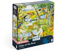 House of Puzzles legpuzzel Tales of the River 500 XL stukjes dieren-2