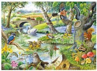 House of Puzzles legpuzzel Tales of the River 500 XL stukjes dieren