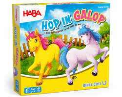 Haba spel Hop in galop - Kinderspel met paarden en puzzelplezier