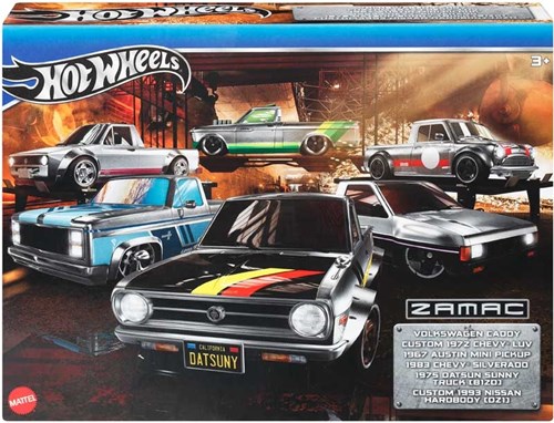 Mattel Hot Wheels Zamac auto speelgoedset - 6 stuks - verzamelauto's