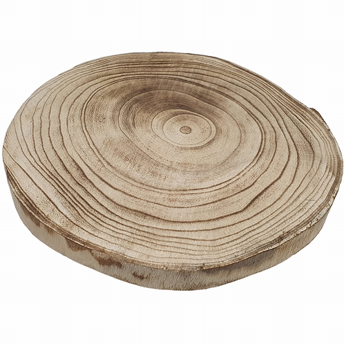 Hobbygroep Houten Boomstam Schijf 25 cm Gebrand