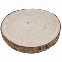 Hobbygroep houten boomstam schijf 25 cm decoratie voor knutselen