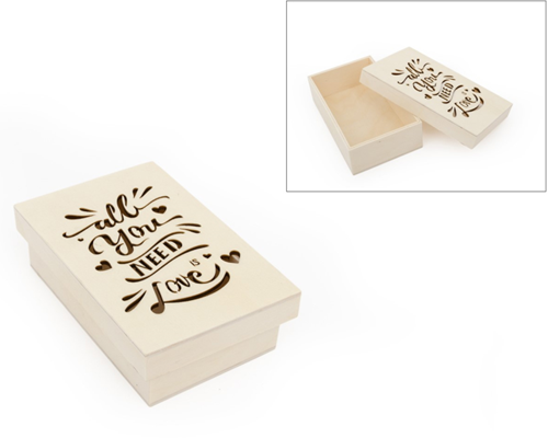 Hobbygroep Houten Doos All You Need 14x9 cm