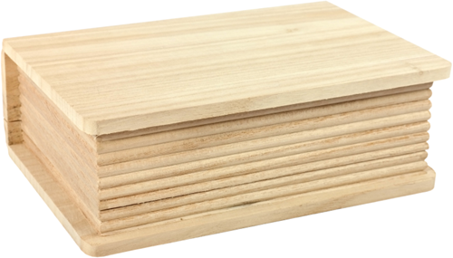 Versier je eigen Houten Opbergboek