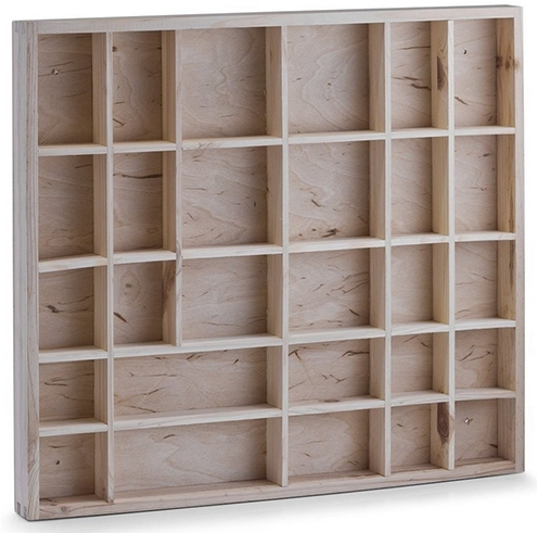 Houten Letterbak Rechthoek Groot