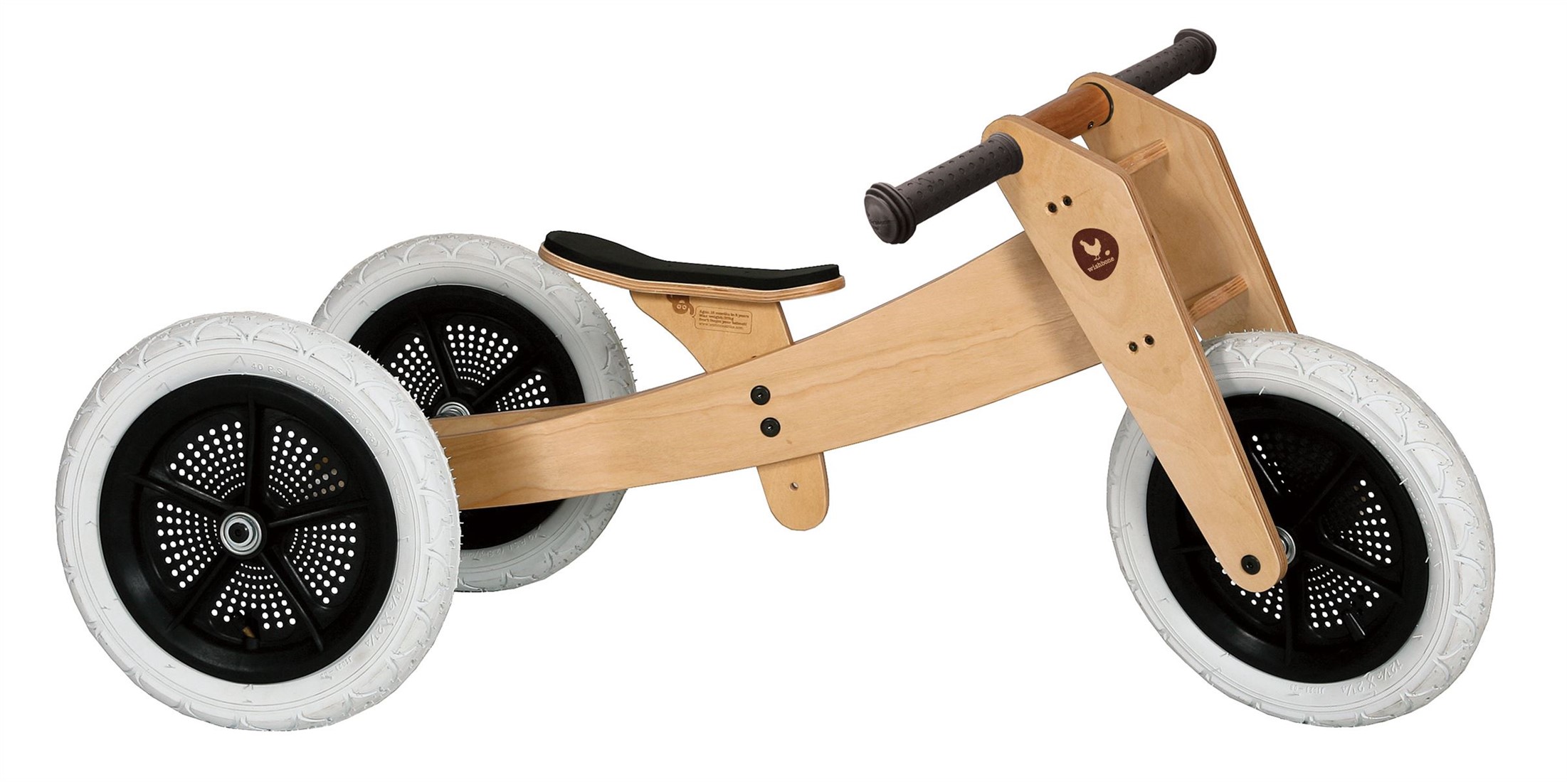 Genre Proficiat Gemiddeld Wishbonebike Original 3-in-1 houten loopfiets - Naturel kopen?