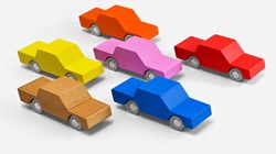 Waytoplay back and forth car - red