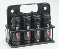 Grays bidonhouder accessoire voor hockey - zwart - 8 flessen