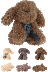Home & Styling deurstopper hond pluche bruin - deurstopper kinderkamer