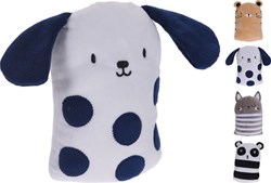 Home & Styling deurstopper dieren voor kinderen blauw polyester
