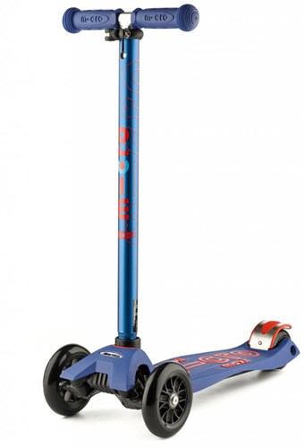 Micro Maxi kinderstep Deluxe blauw - verstelbaar en stabiel scooter