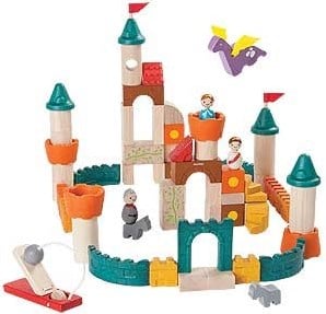 Plan Toys Houten Kasteel Blokken plan toys kopen in de aanbieding