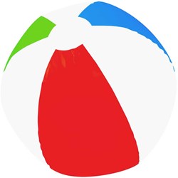 INFLATABLE BEACH BALL 60CM