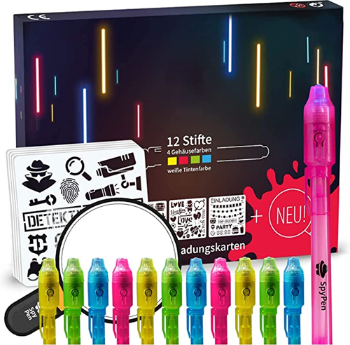 Hobbygroep Int!rend Spypennen Geheime Pennen Set 12 stuks