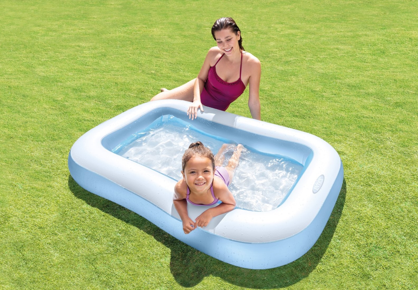 radiator Op tijd strijd Intex opblaasbaar zwembad rechthoekig - 166 x 100 x 25 cm kopen?