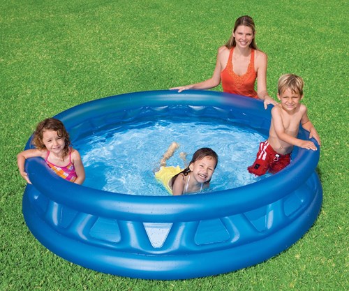 Intex opblaaszwembad Soft Side - 188 x 46 cm kinderbad blauw-3
