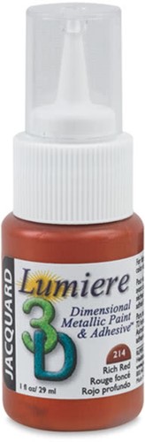 Jacquard Jacquard Lumiere 3D Verf 29 ml Rood