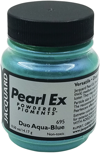 Jacquard Jacquard Pearl Ex Pigment 14 gr Duo Aqua Blauw