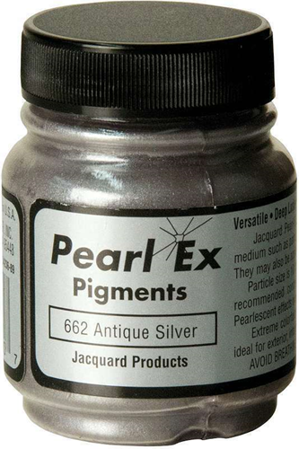 Jacquard Jacquard Pearl Ex Pigment 21 gr Antiek Zilver