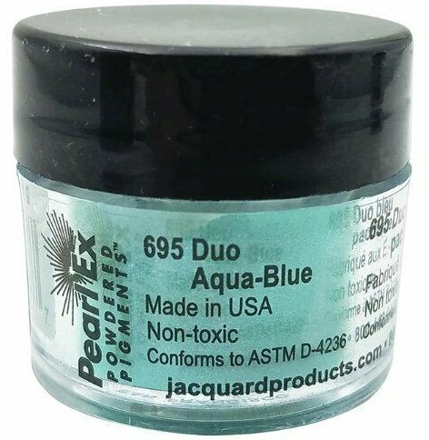Jacquard Jacquard Pearl Ex Pigment 3 gr Duo Aqua Blauw