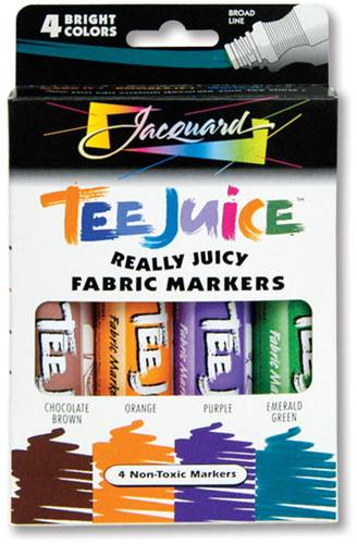 Jacquard Jacquard Tee Juice Textielstiften Breed Vibrant