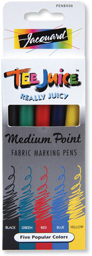 Jacquard Jacquard Tee Juice Textielstiften Medium Primair