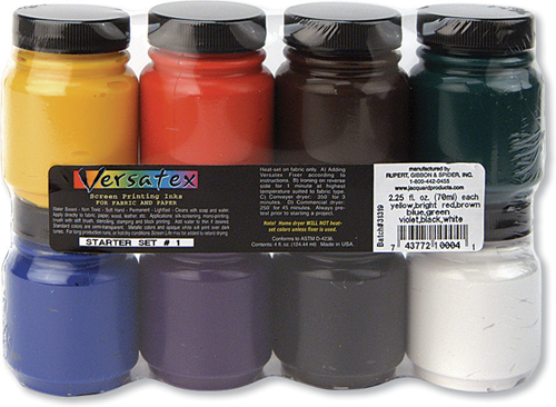 Jacquard Jacquard Versatex Zeefdruk Inkt Set 1 8x66,5 ml