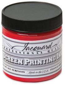 Jacquard Jacquard Zeefdruk Inkt 118 ml Fel Rood