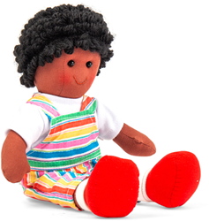BigJigs pop Jake zachte babypop - kleurrijk speelgoed voor kinderen