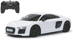 Jamara Audi R8 speelgoedauto 1:24 wit afstandsbediening 2,4GHz