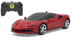 Jamara Ferrari SF90 Stradale radiografische auto 1:24 rood 2,4GHz speelgoed