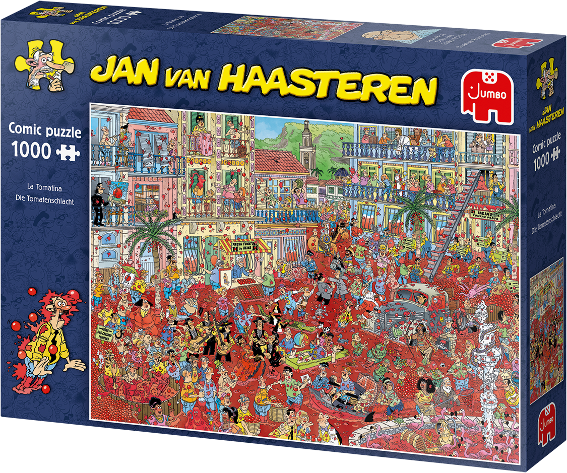 Uiterlijk maatschappij Bijwerken Jumbo Puzzel Jan van Haasteren La Tomatina 1000 stukjes kopen?