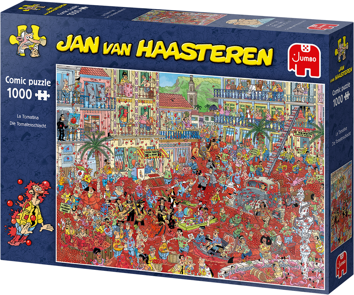 faillissement Kolonel Ramkoers Jumbo Puzzel Jan van Haasteren La Tomatina 1000 stukjes kopen?