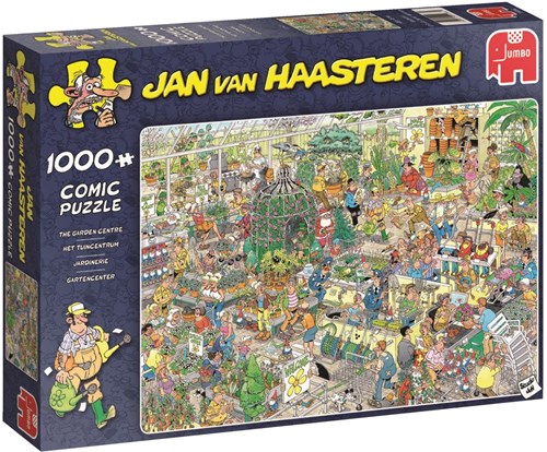 Jumbo Jan van Haasteren puzzel tuincentrum 1000 stukjes cartoon-2