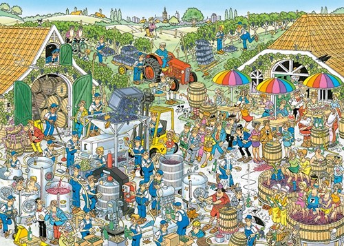 Jumbo puzzel Jan van Haasteren De Wijnmakerij - 1000 stukjes