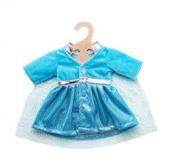 Heless babypop jas ijsprinses met cape blauw 28-35cm poppenkleding